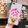 Iphone 12/Pro 6,1" und Pro Max 6,7" Hülle/Cover/Case Chihuahua Herzchen