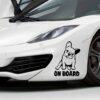 Auto Aufkleber French Bulldog On Board – Bild 7