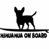Auto Aufkleber Chihuahua On Board