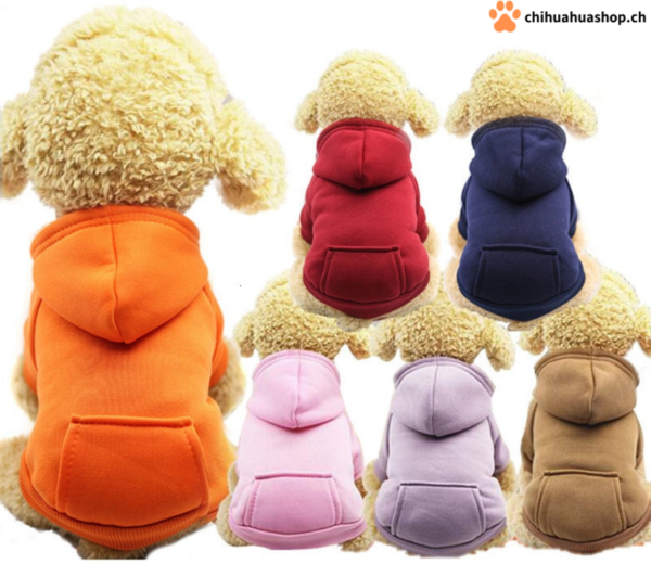 chihuahuashop.ch PAW Kapuzen Pullover für kleine Hunde und Welpen XS-XXL