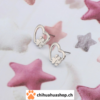 Hund / Dog Herz mit Pfote Silber oder Gold Ohr-Schmuck / Ohrring für Hundefreunde – Bild 5