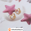 Hund / Dog Herz mit Pfote Silber oder Gold Ohr-Schmuck / Ohrring für Hundefreunde – Bild 4