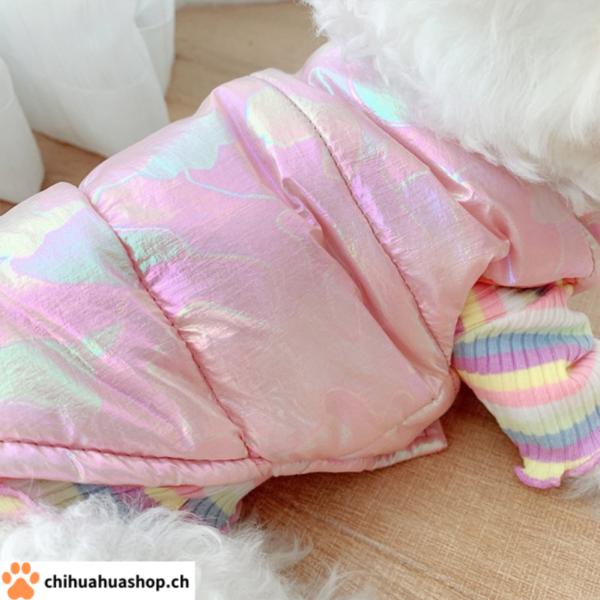 Rosa Hunde Kleidung, Jacke, Wasserdicht für Welpen Puppy Winter Warme Weste Mantel für kleine Hunde