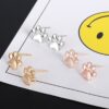 Ohrschmuck Hundepfoten Farben: Silber Gold Rosa