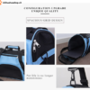 Tragbare Hund Katze Tragtasche Reisetasche Atmungsaktives Netz Kleine Hunde Katzen Hunde Haustiere Handtasche