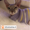 Weiche, warme gestrickte Hundepullover Blau / Rot / Vilolett / Herz Muster