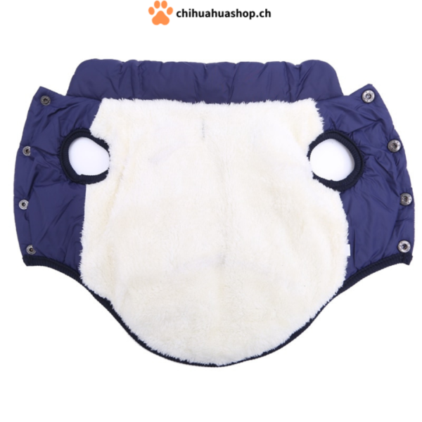 Warme Hundeweste / Jacke mit Fleecefütterung