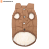Warme Hundeweste / Jacke mit Fleecefütterung