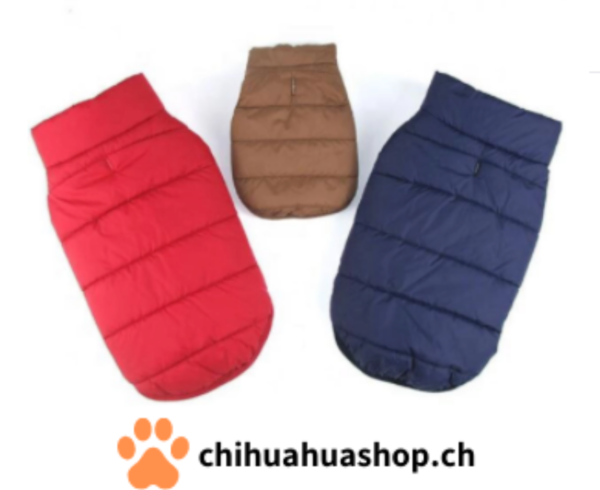 Warme Hundeweste / Jacke mit Fleecefütterung