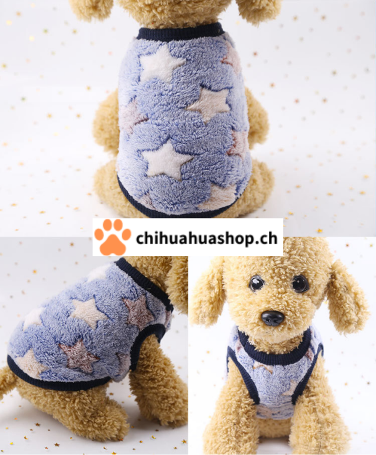 Stitch Hundepullover XXS Blau - Süßer Pulli Für Kleine Hunde