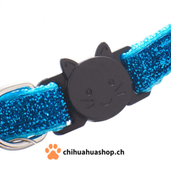 Halsband für kleine Hunde oder Katzen Modell Katzen mit Glöckchen (abnehmbar)