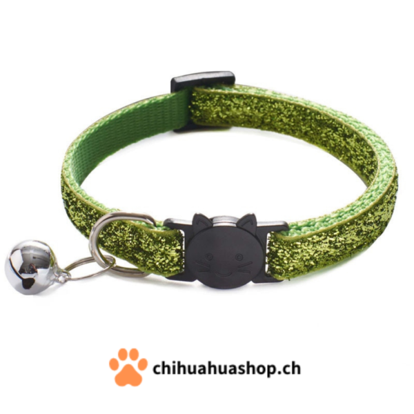 Halsband für kleine Hunde oder Katzen Modell Katzen mit Glöckchen (abnehmbar)