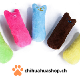 Hunde / Katzenspielzeug Plüsch mit "Quitsch Membran" beim zusammendrücken/ beissen