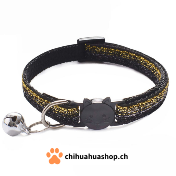 Halsband für kleine Hunde oder Katzen Modell Katzen mit Glöckchen (abnehmbar)