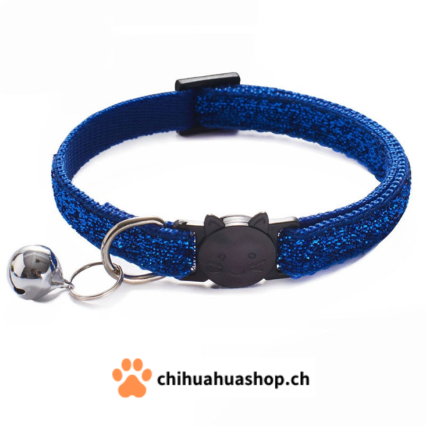 Halsband für kleine Hunde oder Katzen Modell Katzen mit Glöckchen (abnehmbar)