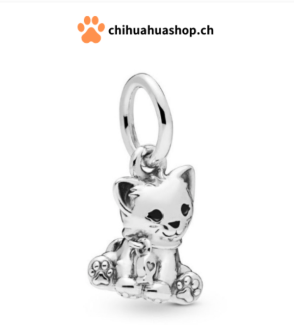 Anhänger Schmuck Katze Cat Love 925er Sterling Silber