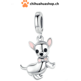 Anhänger Schmuck Chihuahua Hund / Dog 925er Sterling Silber