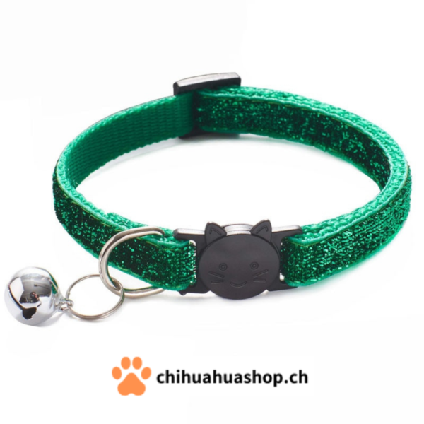 Halsband für kleine Hunde oder Katzen Modell Katzen mit Glöckchen (abnehmbar)