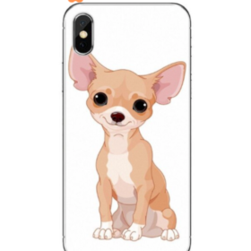 Iphone 12 / 12Pro 6,1" Schutzhülle Chihuahua Cartoonbild