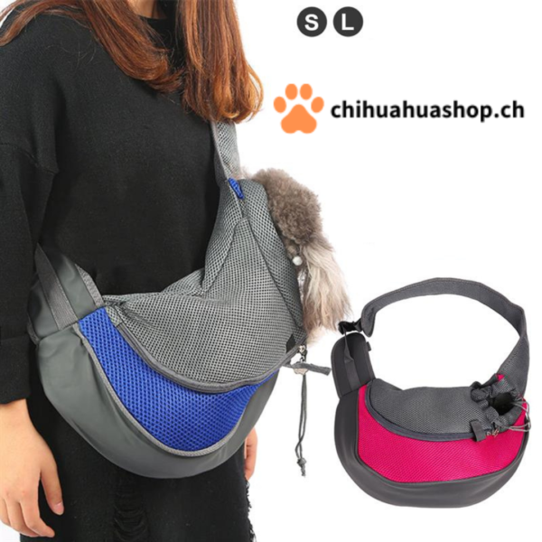 Neue atmungsaktive Hundetrage Outdoor Travel Hundetasche Umhängetasche Sling Pet Travel Katze Welpen Tasche Blau oder Pink