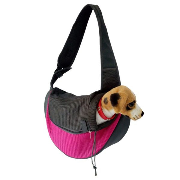 Neue atmungsaktive Hundetrage Outdoor Travel Hundetasche Umhängetasche Sling Pet Travel Katze Welpen Tasche Blau oder Pink