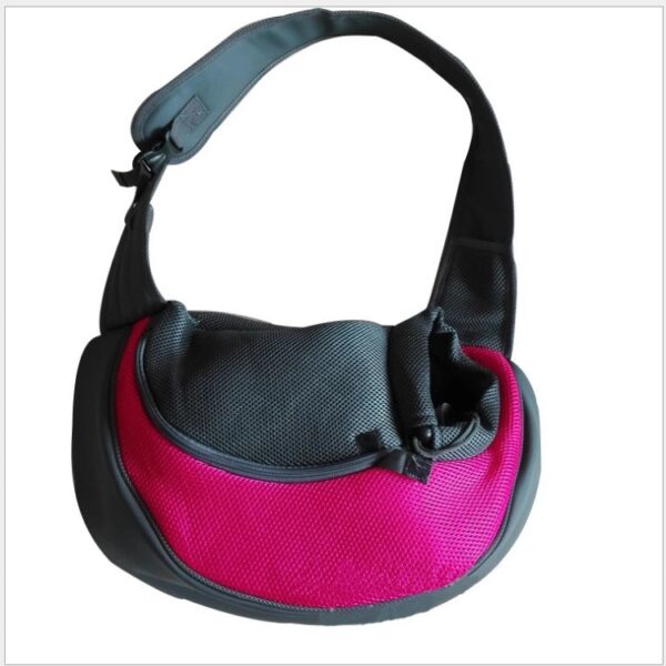 Neue atmungsaktive Hundetrage Outdoor Travel Hundetasche Umhängetasche Sling Pet Travel Katze Welpen Tasche Blau oder Pink