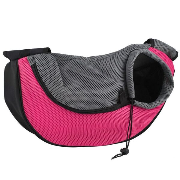 Neue atmungsaktive Hundetrage Outdoor Travel Hundetasche Umhängetasche Sling Pet Travel Katze Welpen Tasche Blau oder Pink