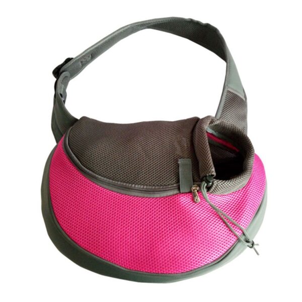 Neue atmungsaktive Hundetrage Outdoor Travel Hundetasche Umhängetasche Sling Pet Travel Katze Welpen Tasche Blau oder Pink